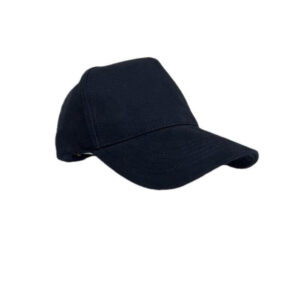 NARVA - 5 Panel Heavy Brushed Cotton Cap - Navy Blue - Caps - Eco-Friendly Corporate Gifts Dubai