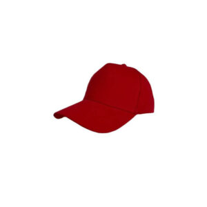 NARVA - 5 Panel Heavy Brushed Cotton Cap - Red - Caps - Eco-Friendly Corporate Gifts Dubai