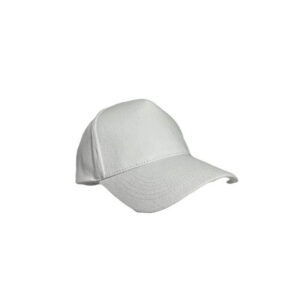 NARVA - 5 Panel Heavy Brushed Cotton Cap - White - Caps - Eco-Friendly Corporate Gifts Dubai