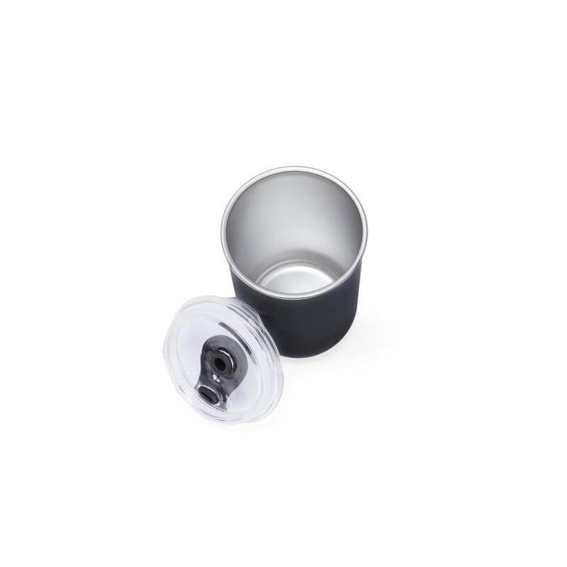 NIMI - Giftology Double Wall Travel Mug 300ml - Black - Mugs & Cups - Eco-Friendly Corporate Gifts Dubai