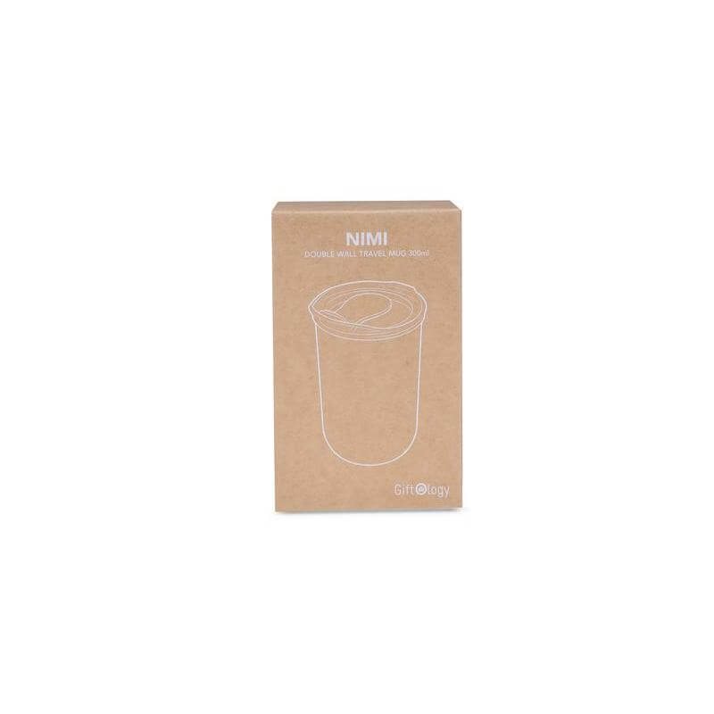 NIMI - Giftology Double Wall Travel Mug 300ml - Black - Mugs & Cups - Eco-Friendly Corporate Gifts Dubai