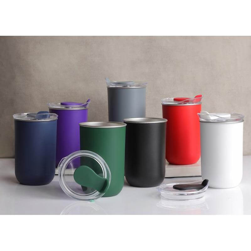 NIMI - Giftology Double Wall Travel Mug 300ml - Green - Mugs & Cups - Eco-Friendly Corporate Gifts Dubai
