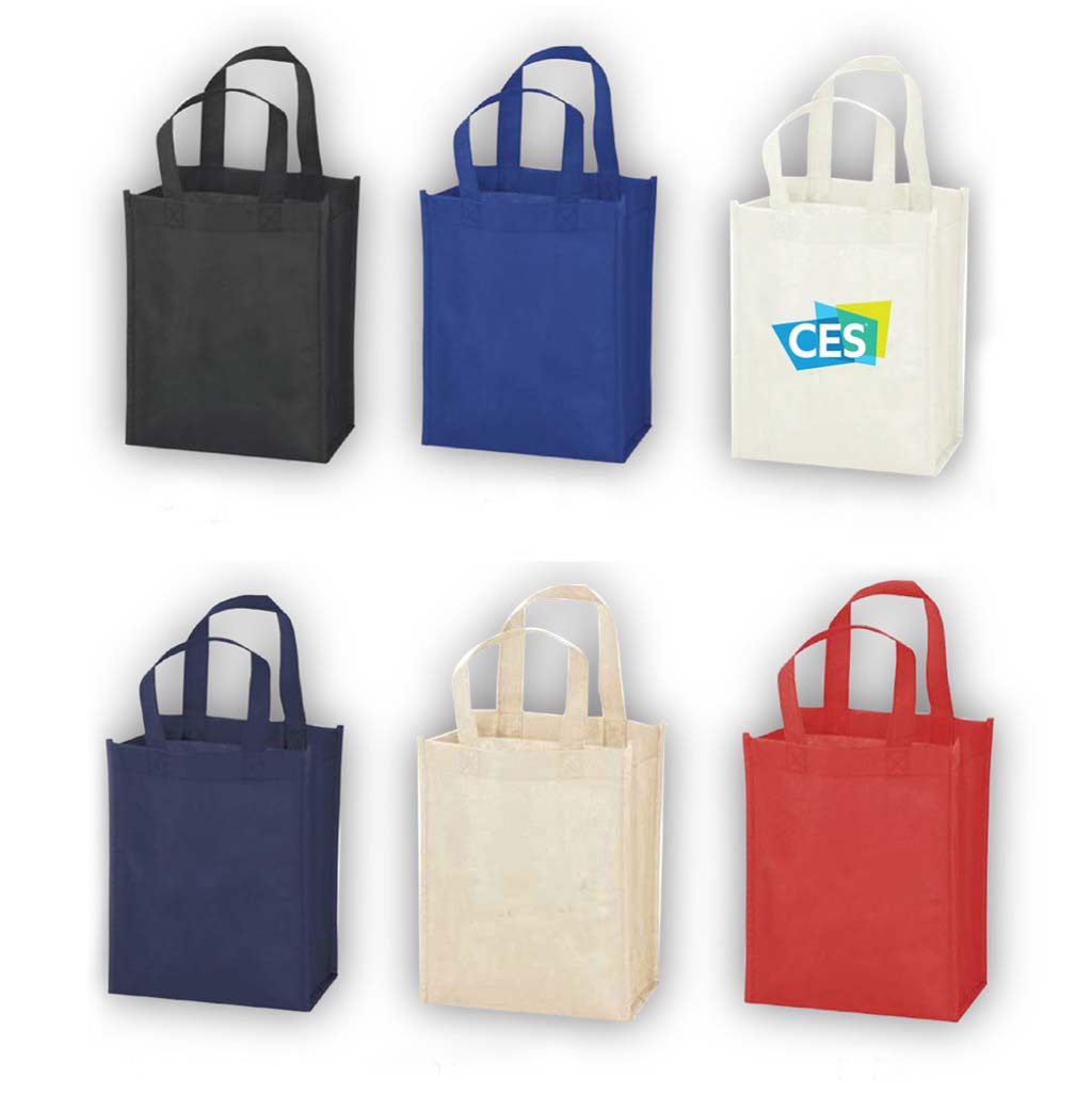 Non-Woven Shopping Bag Vertical Red - Shopping & Tote Bags - Eco-Friendly Corporate Gifts Dubai