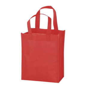 Non-Woven Shopping Bag Vertical Red - Shopping & Tote Bags - Eco-Friendly Corporate Gifts Dubai