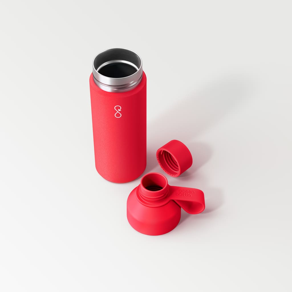 Ocean Bottle - Red - Flasks & Bottles - Eco-Friendly Corporate Gifts Dubai