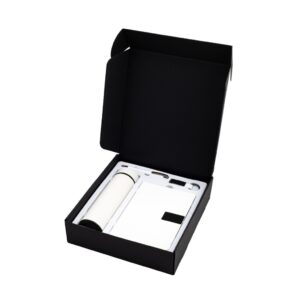ORION SET - Giftology Set of Temperature Flask, Notebook, Pen and Keychain - White - Gift Sets - Eco-Friendly Corporate Gifts Dubai