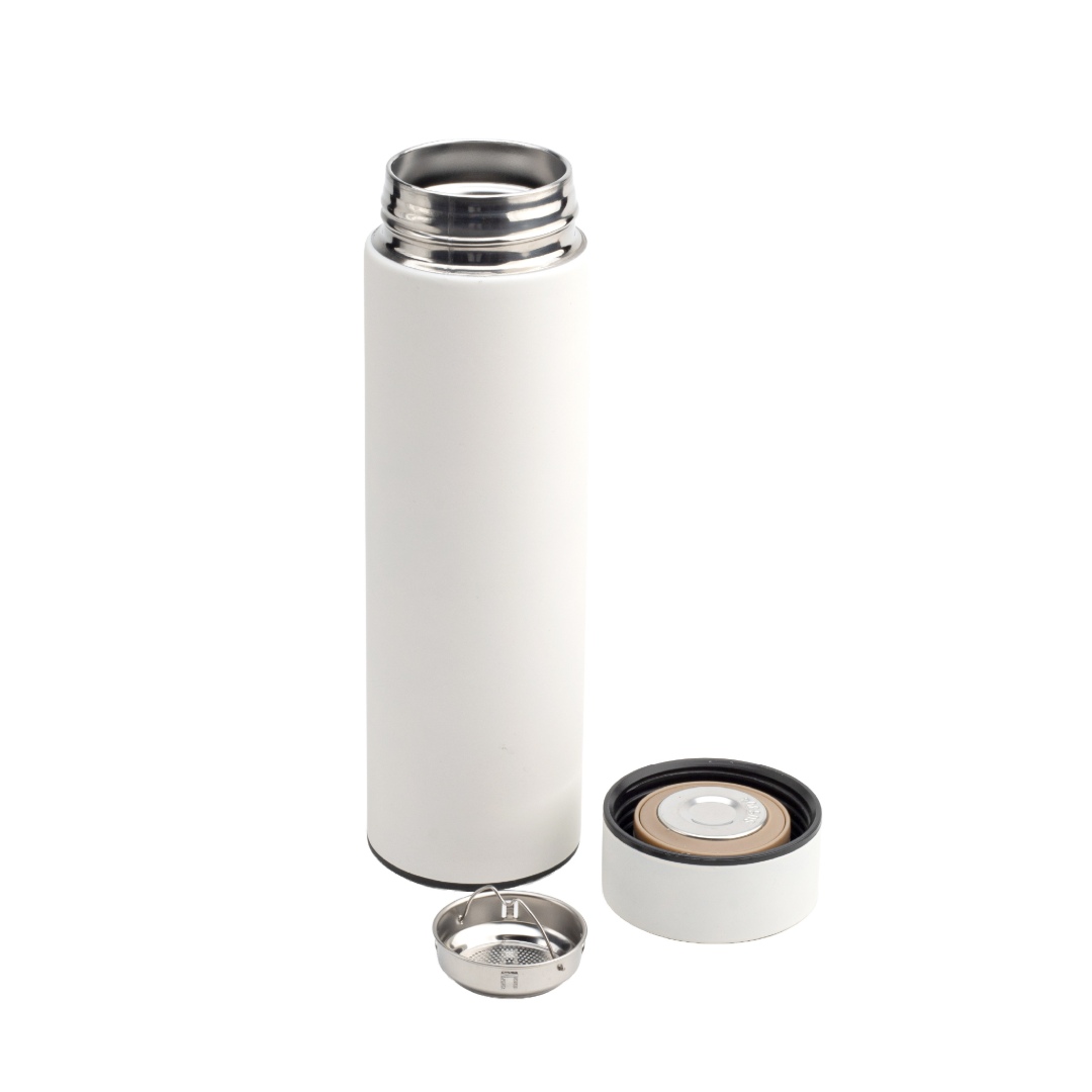 ORION SET - Giftology Set of Temperature Flask, Notebook, Pen and Keychain - White - Gift Sets - Eco-Friendly Corporate Gifts Dubai