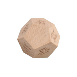 ORLI - eco-neutral Digital Detox Wooden Dice - Stationery & Desk Items & Kids & Back-to-School - Eco-Friendly Corporate Gifts Dubai