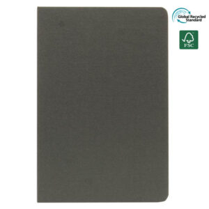ORSHA - SANTHOME A5 rPET & FSC Certified Notebook - Grey (Anti-Microbial) - Notebooks, Pads & Folders & For your Office - Eco-Friendly Corporate Gifts Dubai