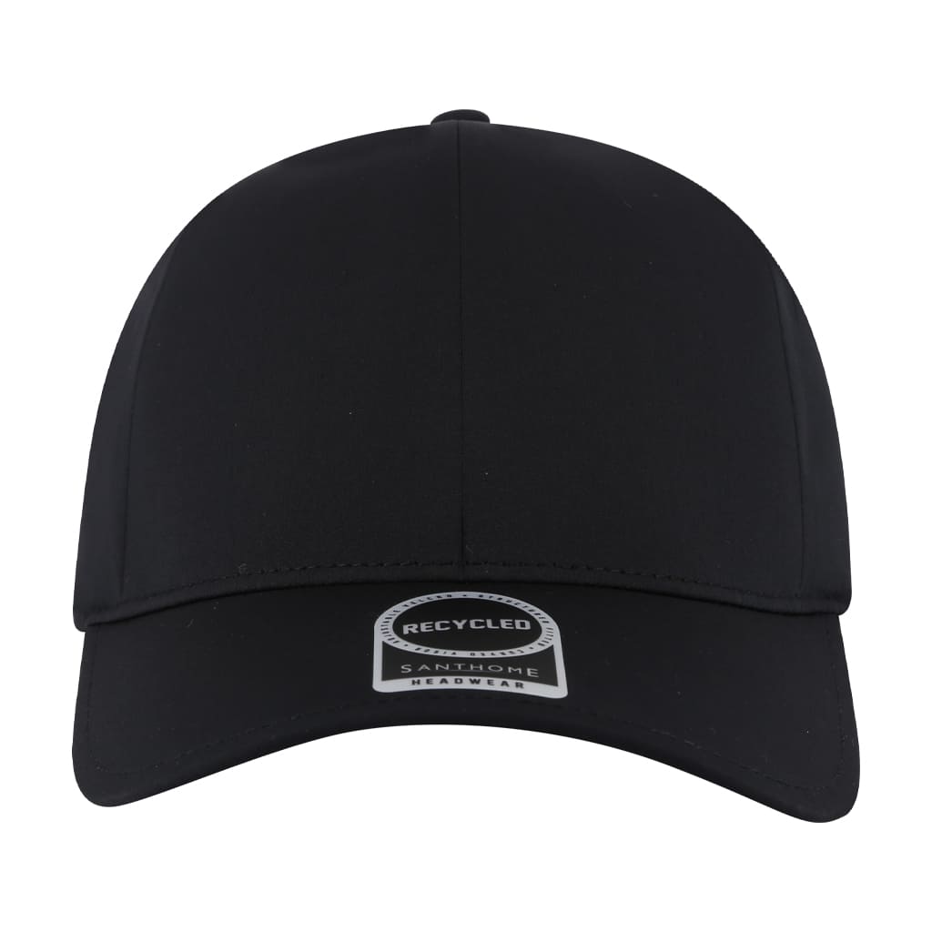 PEAK - Santhome® DryNCool® Advanced Seamless 6-Panel Cap - Black - Caps - Eco-Friendly Corporate Gifts Dubai