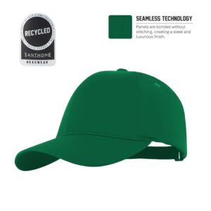 PEAK - Santhome® DryNCool® Advanced Seamless 6-Panel Cap - Green - Caps - Eco-Friendly Corporate Gifts Dubai