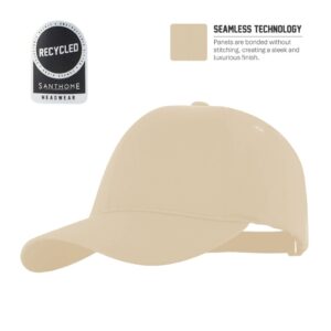 PEAK - Santhome® DryNCool® Advanced Seamless 6-Panel Cap - Sand - Caps - Eco-Friendly Corporate Gifts Dubai