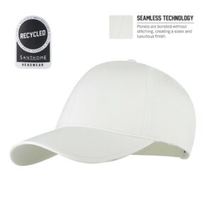 PEAK - Santhome® DryNCool® Advanced Seamless 6-Panel Cap - White - Caps - Eco-Friendly Corporate Gifts Dubai