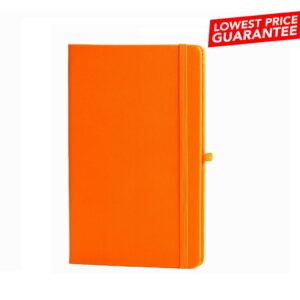 PINGER - Giftology A5 Hard Cover Ruled Notebook - Orange - Notebooks, Pads & Folders - Eco-Friendly Corporate Gifts Dubai