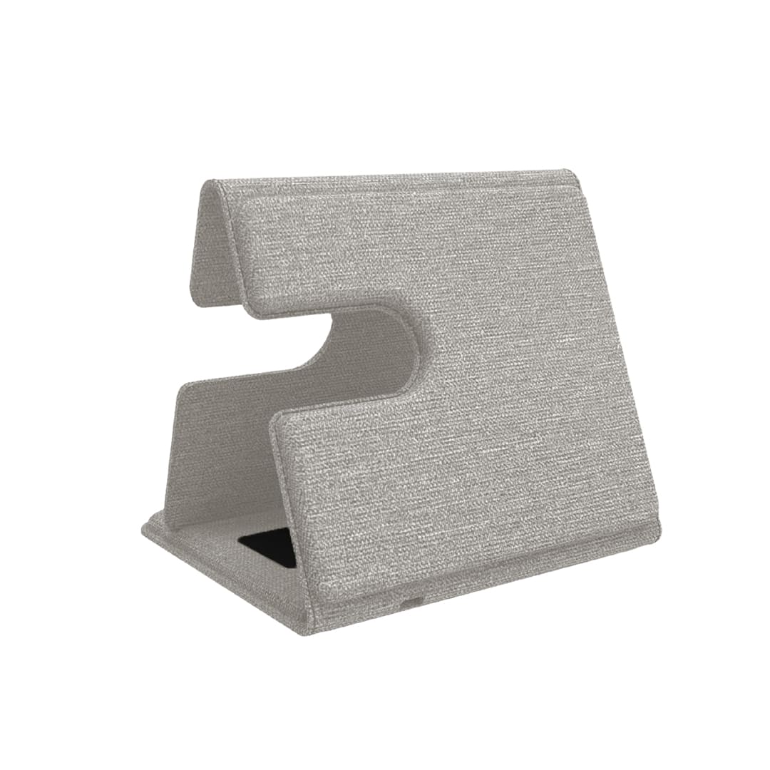 PLANA - CHANGE ZERO Recycled 3-in-1 Wireless Charger Station - Grey - Stationery & Desk Items - Eco-Friendly Corporate Gifts Dubai