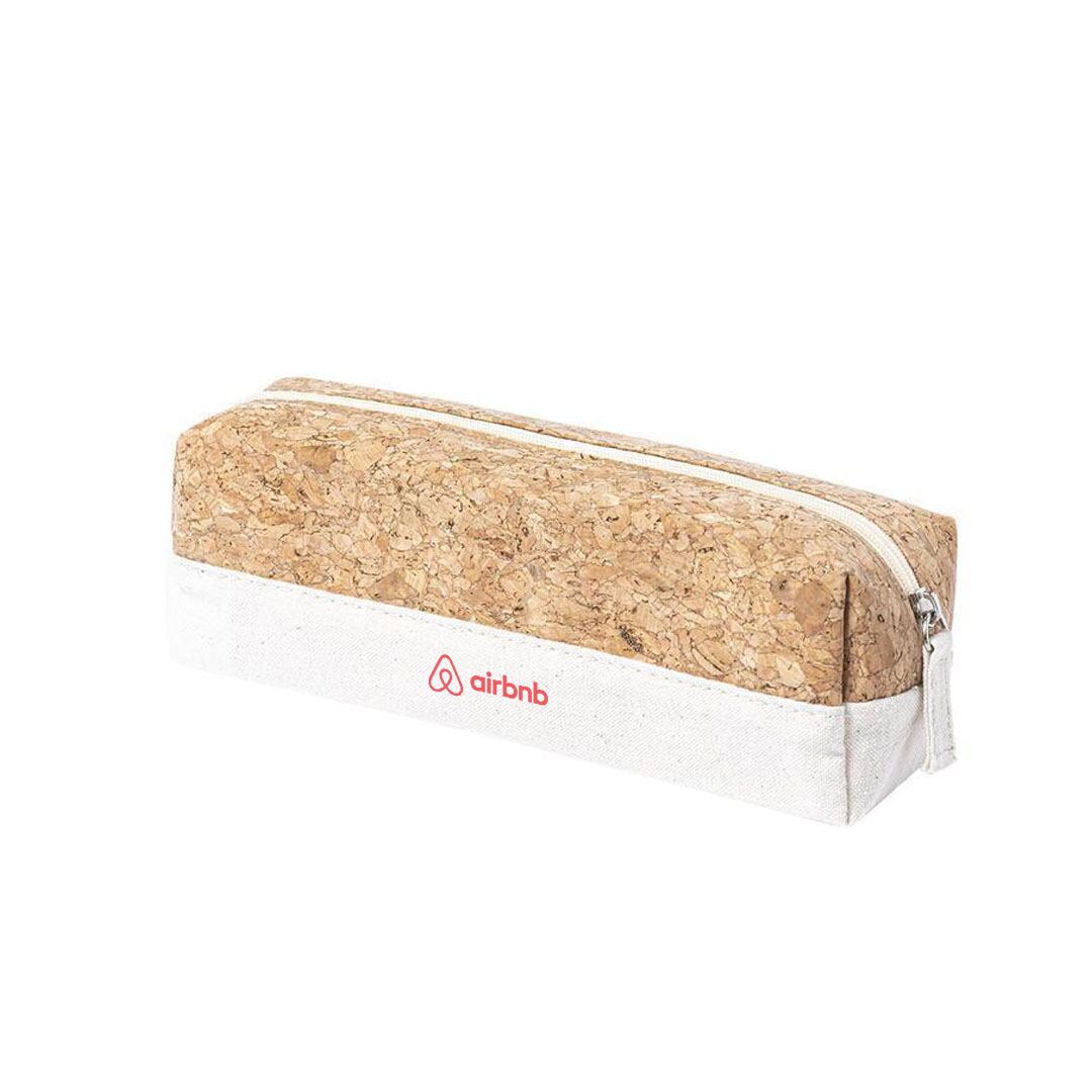 PRAGG - eco-neutral® Recycled Cotton/Cork Pencil Case - Kids & Back-to-School - Eco-Friendly Corporate Gifts Dubai