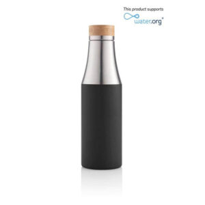 R-BREDA - CHANGE Collection Recycled Insulated Water Bottle - Black - Flasks & Bottles - Eco-Friendly Corporate Gifts Dubai