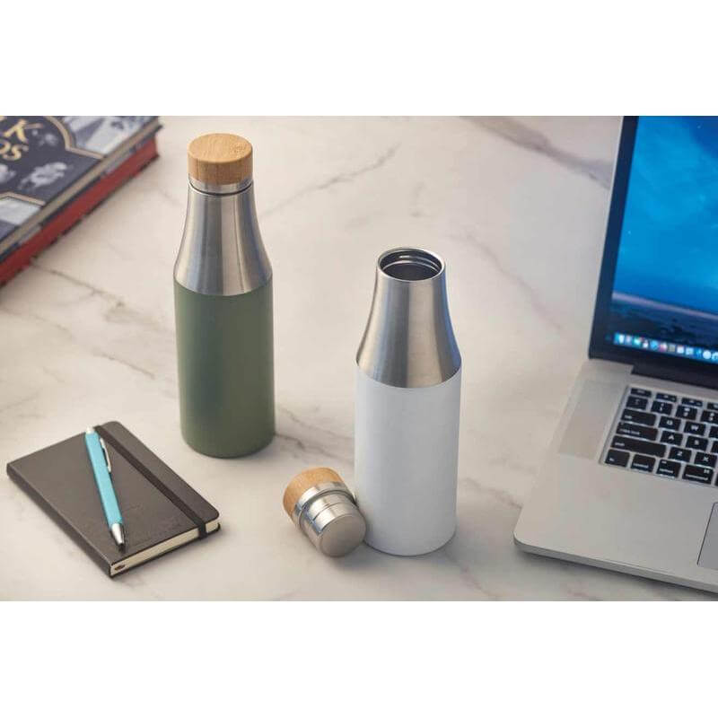 R-BREDA - CHANGE Collection Recycled Insulated Water Bottle - Blue - Flasks & Bottles - Eco-Friendly Corporate Gifts Dubai