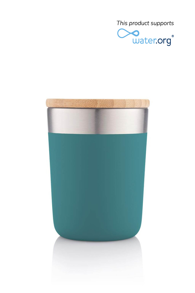 R-LAREN - CHANGE Collection Recycled Insulated Mug - Aqua Green - Mugs & Cups - Eco-Friendly Corporate Gifts Dubai