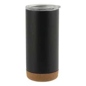 RASTATT - Giftology Insulated Mug / Tumbler with Cork Base - Black - Mugs & Cups - Eco-Friendly Corporate Gifts Dubai