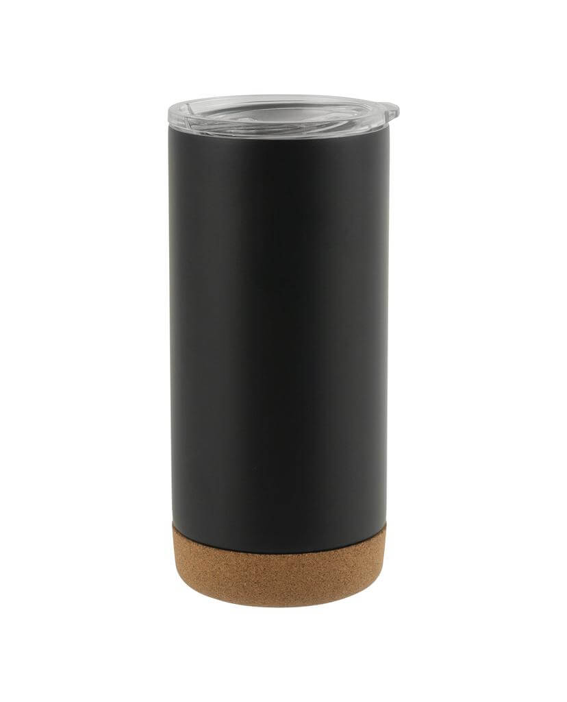 RASTATT - Giftology Insulated Mug / Tumbler with Cork Base - Black - Mugs & Cups - Eco-Friendly Corporate Gifts Dubai