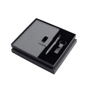 REGENT - Giftology Set of Notebook, Keychain and Pen - Grey - Gift Sets - Eco-Friendly Corporate Gifts Dubai