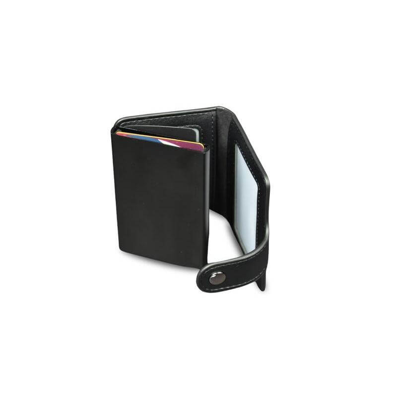 REINE - Set of RFID Card Holder, Key Chain and Pen - Black - Card Holders & Wallets & Key Holders & Gift Sets - Eco-Friendly Corporate Gifts Dubai