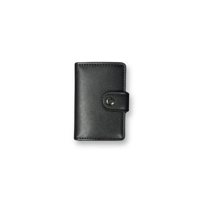 REINE - Set of RFID Card Holder, Key Chain and Pen - Black - Card Holders & Wallets & Key Holders & Gift Sets - Eco-Friendly Corporate Gifts Dubai