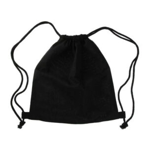 RINGE - Cotton Drawstring Bag - Black - Drawstring Bags - Eco-Friendly Corporate Gifts Dubai