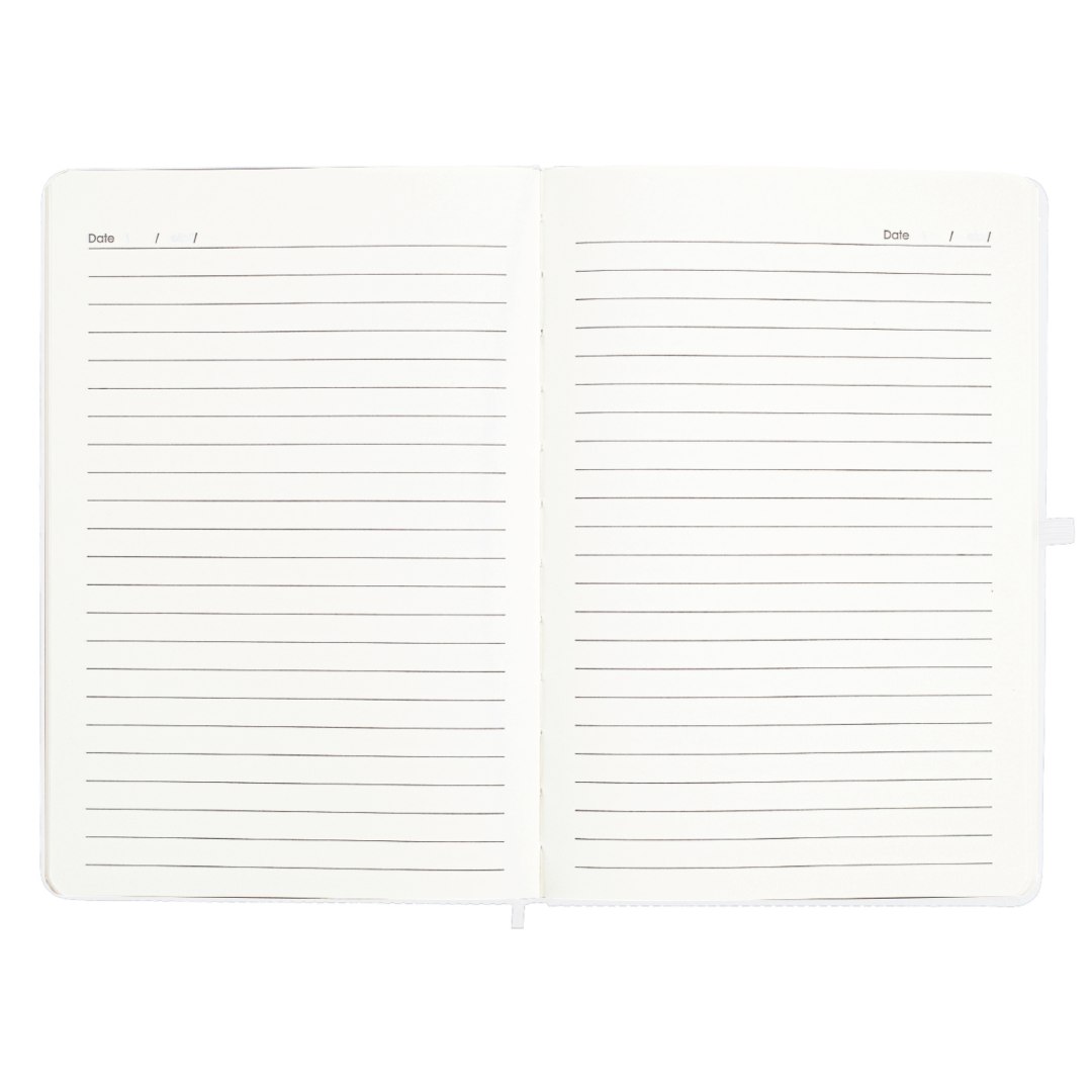 RIPPLE SET - Giftology Set of Notebook and Pen - White - Gift Sets - Eco-Friendly Corporate Gifts Dubai
