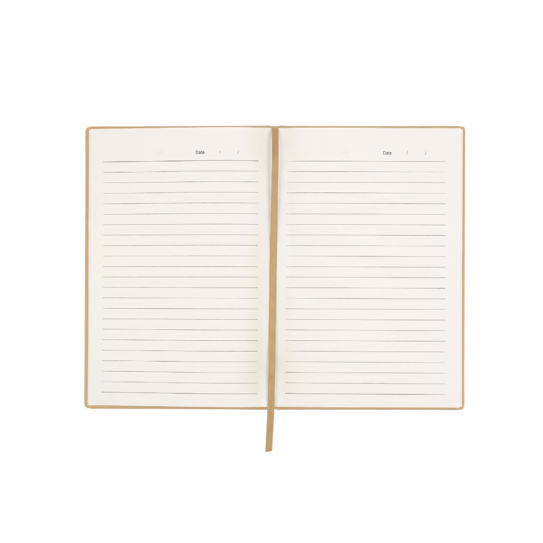 ROVENA - Giftology A5 PU Soft Cover Notebook - Sand - Notebooks, Pads & Folders - Eco-Friendly Corporate Gifts Dubai