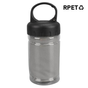 RPET Microfiber Cooling Towel in Carry Bottle - Golf & Sports - Eco-Friendly Corporate Gifts Dubai