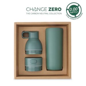 RUVO - CHANGE ZERO 2-in-1 Modular Hydration Gift Set - Dark Green - Flasks & Bottles & Mugs & Cups & Gift Sets - Eco-Friendly Corporate Gifts Dubai