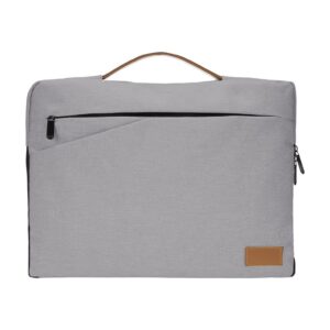 SALCEA - Santhome® 15" Laptop Sleeve - Grey/Tan - Laptop Bags - Eco-Friendly Corporate Gifts Dubai