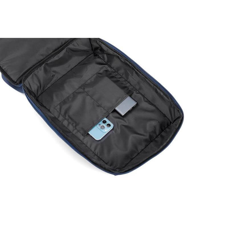 SANOK - CHANGE Collection Slim RPET 15.6" Laptop Backpack - Blue - Backpacks - Eco-Friendly Corporate Gifts Dubai