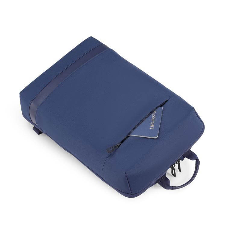 SANOK - CHANGE Collection Slim RPET 15.6" Laptop Backpack - Blue - Backpacks - Eco-Friendly Corporate Gifts Dubai