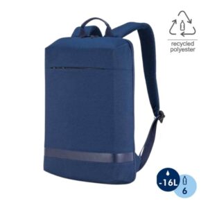 SANOK - CHANGE Collection Slim RPET 15.6" Laptop Backpack - Blue - Backpacks - Eco-Friendly Corporate Gifts Dubai