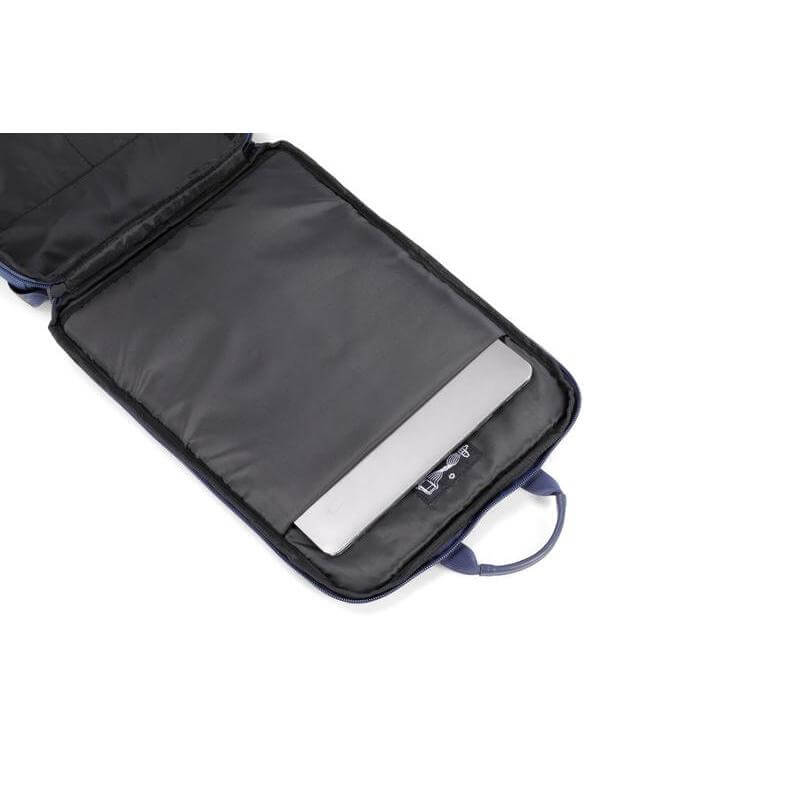 SANOK - CHANGE Collection Slim RPET 15.6" Laptop Backpack - Blue - Backpacks - Eco-Friendly Corporate Gifts Dubai