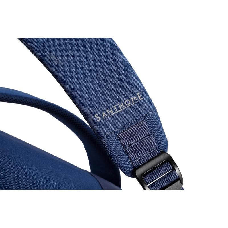 SANOK - CHANGE Collection Slim RPET 15.6" Laptop Backpack - Blue - Backpacks - Eco-Friendly Corporate Gifts Dubai