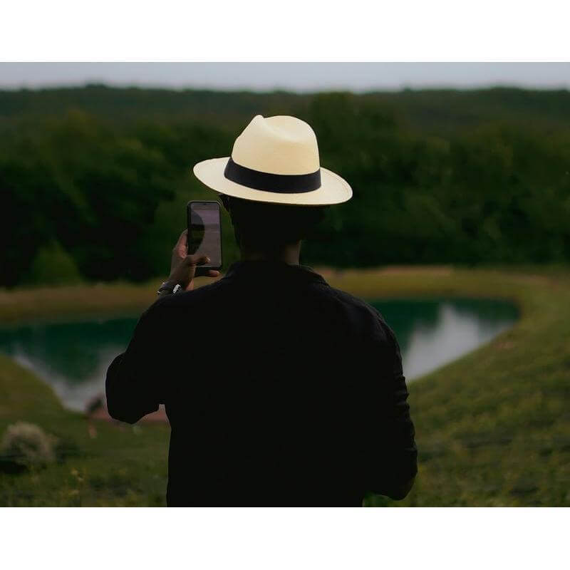 Santhome® Panama Straw Hat - Caps - Eco-Friendly Corporate Gifts Dubai