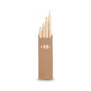 Set of 4 Wooden Pencils With Hexagonal Body - Kids & Back-to-School - Eco-Friendly Corporate Gifts Dubai