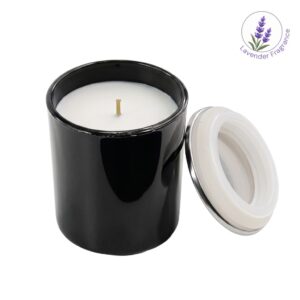 SHAMS - Lavender Scented Candle with Metal Lid - Black - Wellness & Self-Care - Eco-Friendly Corporate Gifts Dubai