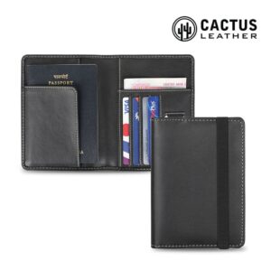 SILZ - eco-neutral® Cactus Leather Passport Wallet - Card Holders & Wallets - Eco-Friendly Corporate Gifts Dubai