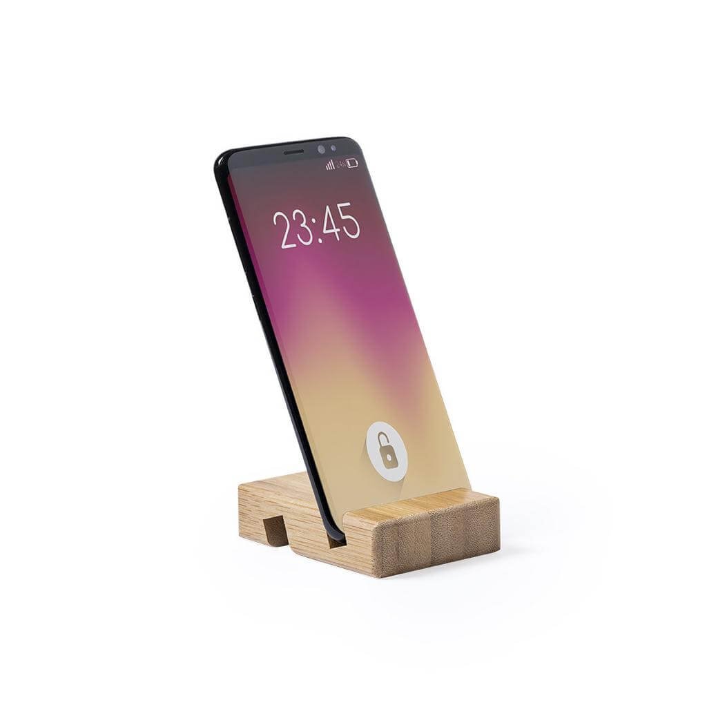 SINTRA - Giftology Bamboo Mobile Holder & Stand - Stationery & Desk Items - Eco-Friendly Corporate Gifts Dubai