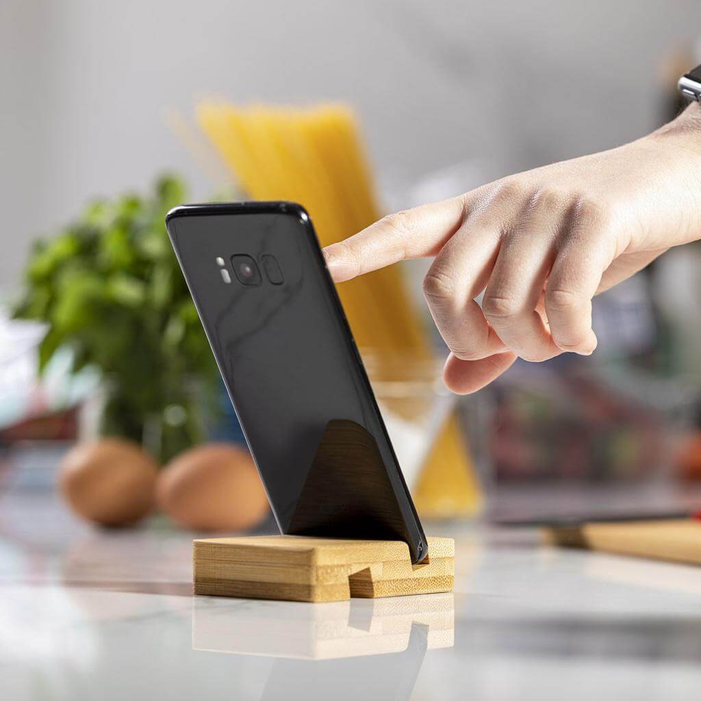 SINTRA - Giftology Bamboo Mobile Holder & Stand - Stationery & Desk Items - Eco-Friendly Corporate Gifts Dubai