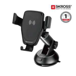 SKROSS Car Phone Holder & Wireless Charger - Black - Chargers & Car Accessories - Eco-Friendly Corporate Gifts Dubai