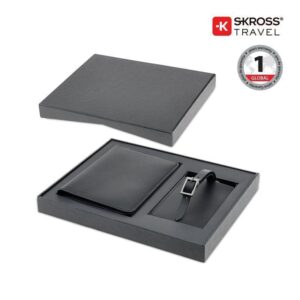 Skross® Diplomat Travel Gift Set with Passport Holder and Luggage Tag - Travel Accessories & Card Holders & Wallets - Eco-Friendly Corporate Gifts Dubai
