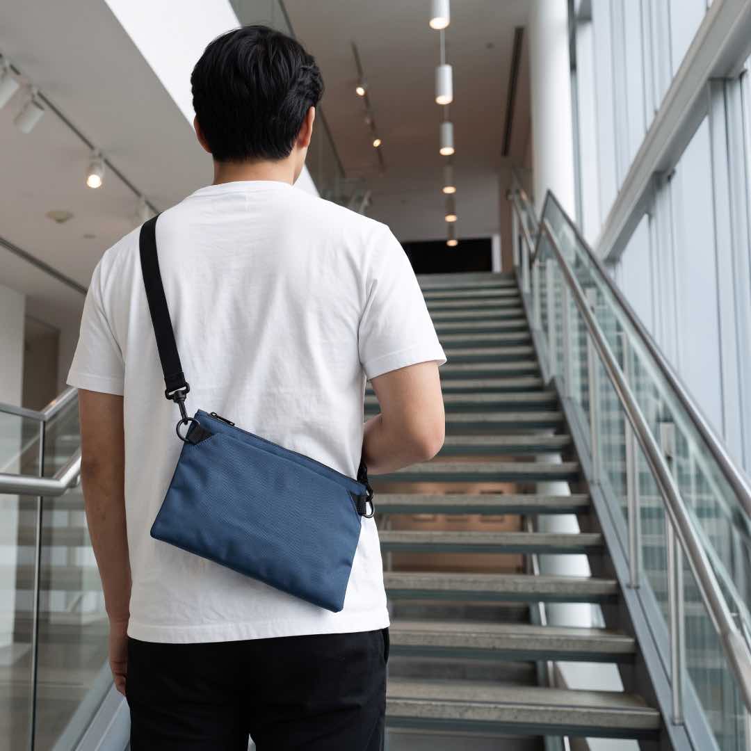 SKYLARK - Giftology Shoulder Bag - Navy Blue - Crossbody & Messenger Bags - Eco-Friendly Corporate Gifts Dubai