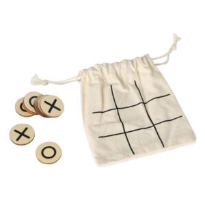 STRESA - eco-neutral Wood Tic Tac Toe Game set - Kids & Back-to-School - Eco-Friendly Corporate Gifts Dubai