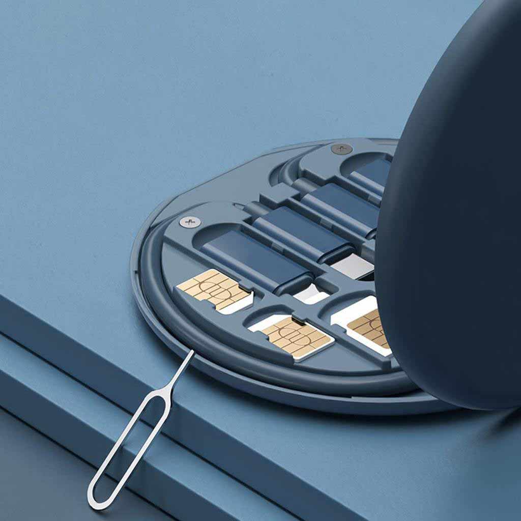 TAVIRA - @memorii Recycled Multi-Cable Set - Blue - Chargers & Mobile & Phone Accessories - Eco-Friendly Corporate Gifts Dubai